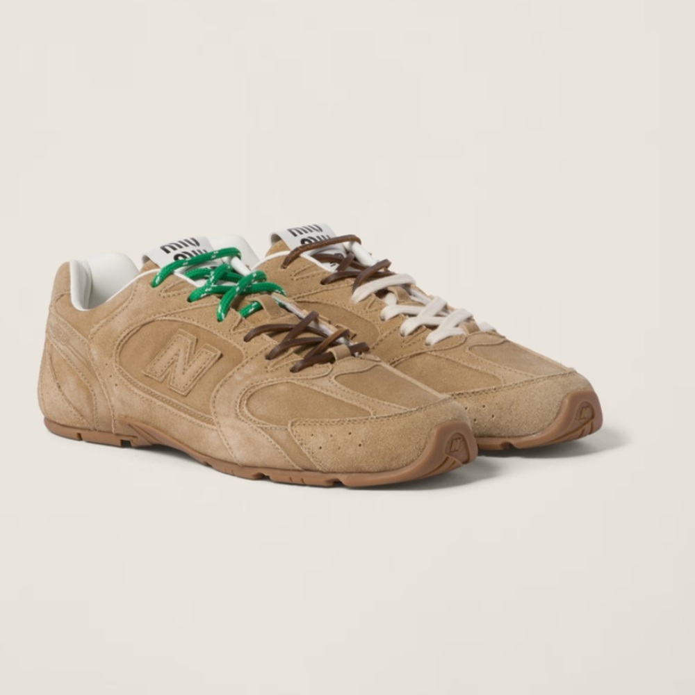 New Balance X Miu Miu 530 SL suede sneakers